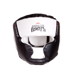 Шлем боксерский BHG-23 Чёрный/Белый