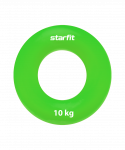 Эспандер кистевой Starfit ES-403 "Кольцо", диаметр 7 см, 10 кг, силикогель, зеленый