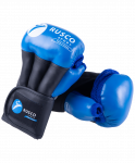 Перчатки для рукопашного боя Rusco PRO, к/з, синий