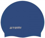 Шапочка для плавания Atemi, тонкий силикон, голубая, TC402