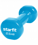 Гантель виниловая Starfit DB-101 2,5 кг, синий