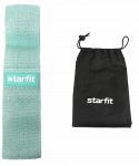 БЕЗ УПАКОВКИ Фитнес-резинка текстильная Starfit ES-204, высокая нагрузка, мятный, эспандеры