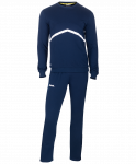 Тренировочный костюм детский Jögel JCS-4201-091, хлопок, темно-синий/белый
