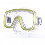 Маска для плавания SALVAS Domino Jr Mask CA105C1TGSTH, размер детский, желтая (Junior)