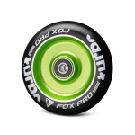 Колесо Fox Flat Solid 100мм зеленый/черный, green