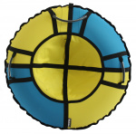 Тюбинг Hubster Хайп желтый-бирюзовый (100см)
