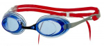 Очки для плавания Atemi, силикон (бел/красн/син), B700