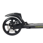 Самокат RGX ROUTE 230/200мм black/yellow 100% алюминий, дисковый тормоз, передний и задний амортизаторы