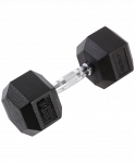 Гантель обрезиненная Starfit DB-301 14 кг, черный