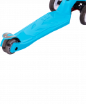 Самокат Ridex 3-колесный Smart 3D, 120/80 мм, синий