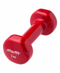 Гантель виниловая Starfit DB-101 1 кг, красный ― купить в Москве. Цена, фото, описание, продажа, отзывы. Выбрать, заказать с доставкой. | Интернет-магазин SPORTAVA.RU