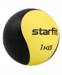 Медбол высокой плотности Starfit GB-702, 1 кг, желтый