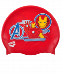 Шапочка для плавания DM Silicone JR Iron man marvel, силикон, 000271 700