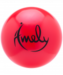 Мяч для художественной гимнастики Amely AGB-301 15 см, красный