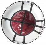 Тюбинг Hubster Ринг Pro серый-бордовый, Серый (120см)