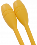 Булавы для художественной гимнастики Amely AC-01, 35 см, желтый
