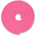 Скакалка гимнастическая INDIGO SM-121-P, утяжеленная, длина 2,5м, шнур, розовая