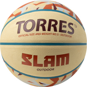 Мяч баскетбольный TORRES Slam B023145, размер 5 (5) ― купить в Москве. Цена, фото, описание, продажа, отзывы. Выбрать, заказать с доставкой. | Интернет-магазин SPORTAVA.RU