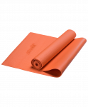 Коврик для йоги Starfit FM-101, PVC, 173x61x0,4 см, оранжевый