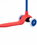 Самокат Ridex 3-колесный Hero, 120/80 мм, красный/синий