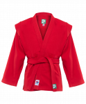Куртка для самбо JS-303, красная, р.2/150
