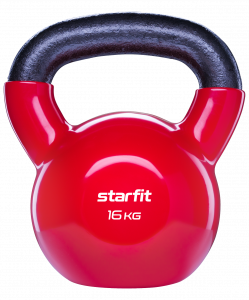 Гиря виниловая Starfit DB-401, 16 кг, красный ― купить в Москве. Цена, фото, описание, продажа, отзывы. Выбрать, заказать с доставкой. | Интернет-магазин SPORTAVA.RU