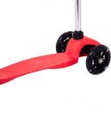 Самокат Ridex 3-колесный Zippy 2.0 3D 120/80 мм, красный