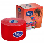 Тейп кинезиологический CureTape Red 161254, 5см.x5м.