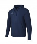 Флисовое худи на молнии JÖGEL ESSENTIAL Cotton Fleece FZ Hoodie, темно-синий