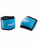 Утяжелители для рук Starfit "Браслет" WT-101, 1 кг, синие/черные