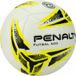 Мяч футзальный PENALTY BOLA FUTSAL RX 500 XXIII 5213421810-U, размер 4, бел-желт-черный (4)
