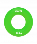 Эспандер кистевой Starfit ES-404 "Кольцо", диаметр 8,8 см, 20 кг, силикогель, зеленый
