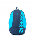 Рюкзак Umbro Veloce Medium Backpack 30662U, синий/оранжевый/голубой