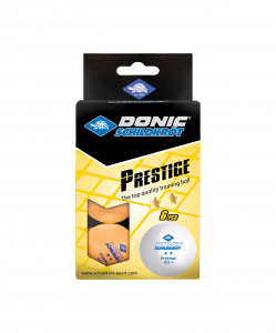 Мяч для настольного тенниса Donic 2* Prestige, оранжевый, 6 шт. ― купить в Москве. Цена, фото, описание, продажа, отзывы. Выбрать, заказать с доставкой. | Интернет-магазин SPORTAVA.RU