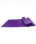 Коврик для йоги Starfit FM-102, PVC, 173x61x0,4 см, с рисунком, фиолетовый