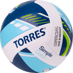 Мяч волейбольный TORRES Simple Color V323115, размер 5 (5)