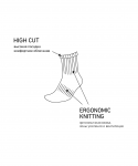 Носки высокие Jögel ESSENTIAL High Cushioned Socks, меланжевый