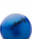 Мяч для художественной гимнастики Amely AGB-101, 15 см, синий