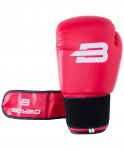 Перчатки боксерские BoyBo Basic, 10 oz, к/з, красный