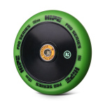 Колесо HIPE H21 110*24 мм, черный/зеленый люминесцентный glow logo, black/green