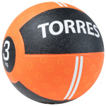 Медбол TORRES AL00233, 3кг, оранжево-черный