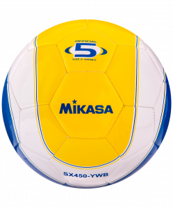 Мяч футбольный Mikasa SX 450-YWB №5 (5) ― купить в Москве. Цена, фото, описание, продажа, отзывы. Выбрать, заказать с доставкой. | Интернет-магазин SPORTAVA.RU