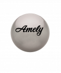Мяч для художественной гимнастики Amely AGB-101, 15 см, серый