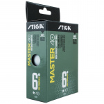Мяч для настольного тенниса Stiga Master ABS 1*,1111-2410-06, диаметр 40+мм, упаковка 6 шт (Диаметр 40+)
