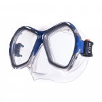 Маска для плавания SALVAS Phoenix Mask CA520S2BYSTH, размер взрослый, серебристо-синяя (Senior)
