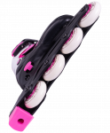 Ролики раздвижные Ridex Joker Pink, пластиковая рама