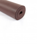 Коврик для йоги и фитнеса высокой плотности Starfit FM-103 PVC HD, 173x61x0,6 см, горячий шоколад
