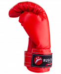 Набор для бокса, Rusco 6oz, кожзам, красный