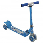 Самокат четырехколесный, колеса Charmingsports CMS010 98мм PVC, голубой