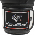 Перчатки боксерские KouGar KO400-10, 10oz, черный